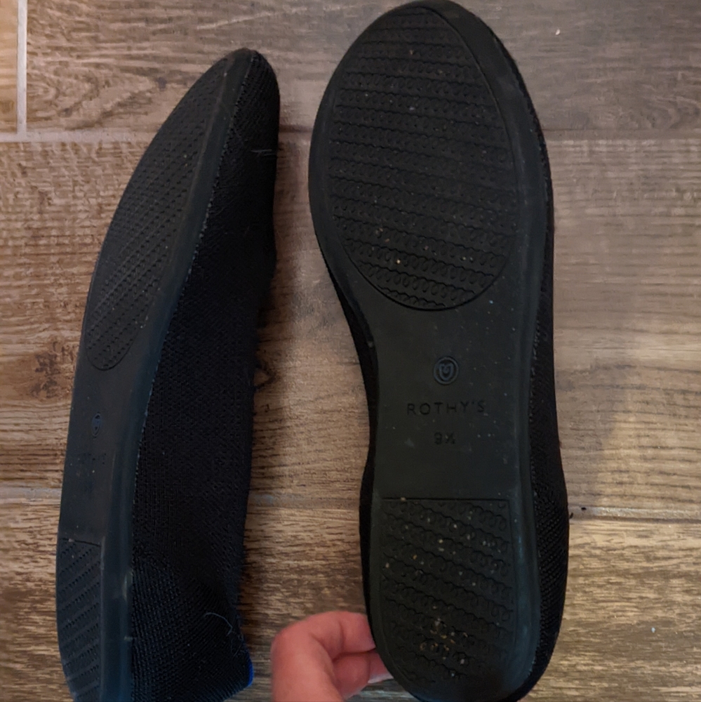 Black Rothy's Flats Size 9.5 - Picture 3 of 10